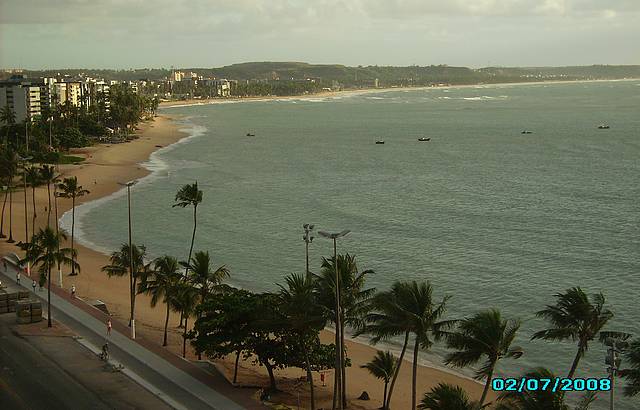 Vista da Praia de Jatiuca - Final de tarde