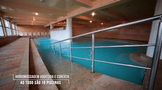 Hidromassagem Gigante:
E pra relaxar, disponibilizamos 01 piscina com hidromassagem gigante aquecida e coberta, localizado nas dependncias das piscinas aquecidas.