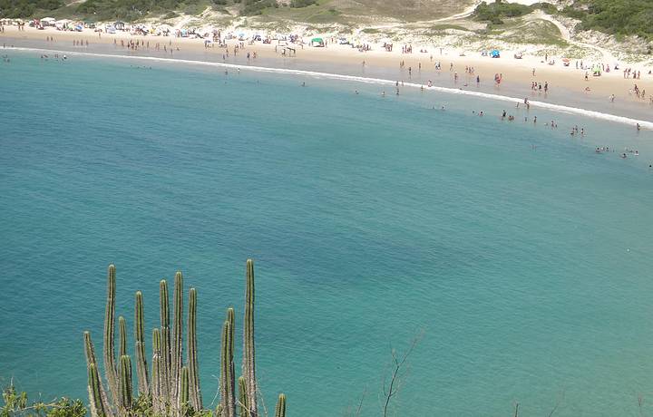 Vista da praia das Conchas