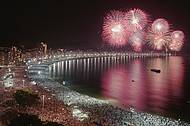 Ver os fogos no Réveillon de Copacabana