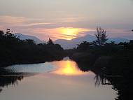 Pôr do sol no Canal da Costa - Itaipuaçu