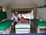 Nada como uma boa massagem a Beira Mar