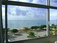Vista de um hotel da Praia 