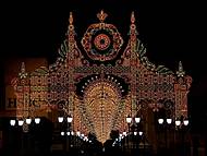 Natal de Luz - decorao na rua XV, no calado de Curitiba.