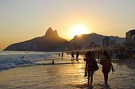 Vista da praia de Ipanema