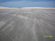 Vento  das dunas no fim da tarde