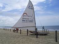 Praia tranquila em Fortaleza