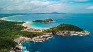 A lindas praias do Per e Conchas so alguns dos encantos da cidade