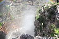 Cachoeira do Buraco vista por cima