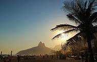 Vista da praia de Ipanema