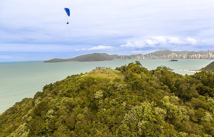 Emoo garantida nos voos de parapente