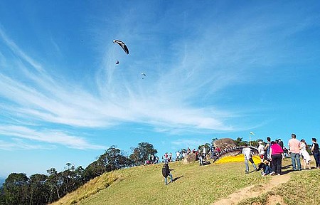 Pico do Urubu - Vôo de Paraglider