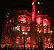 Curitiba  noite, Museu Paranaense iluminado