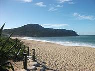 Praia vista do Restaurante Recanto da Sereia