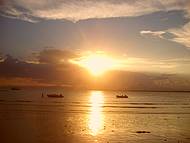 Pôr-do-sol na Praia de Encantadas