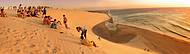Panorâmica do pôr-do-sol sobre a duna. Jericoacoara - CE