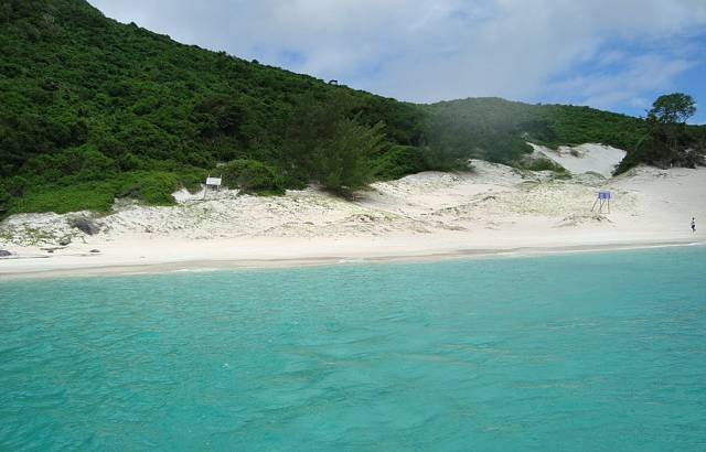 Praia do Farol. Incrvel a cor do mar!