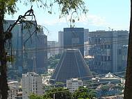 Vista do Centro da cidade, com destaque para a Catedral