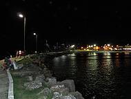 Canal Barra da Lagoa, vista noturna