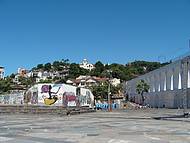 Vista dos Arcos da Lapa no centro da Cidade