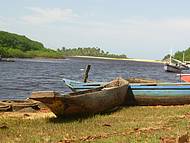A margem do rio Caraíva