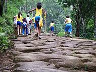 Passeio escolar percorre trecho do Caminho do Ouro