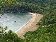 Bela e Isolada Praia do Jabaquara