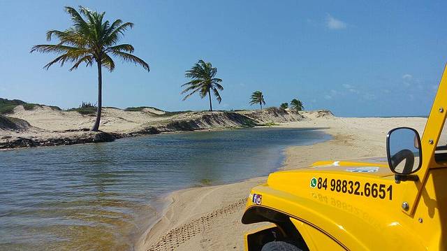 Muita emoo nas dunas moveis em Natal