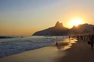 Vista da praia de Ipanema