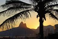 Praia de Ipanema ao entardecer...