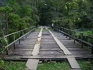 Antiga ponte ferroviária para teresópolis