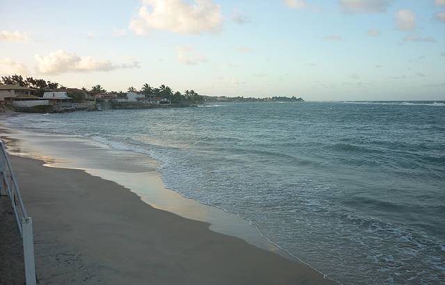 Fim de tarde na Praia de Camurupim (vista do restaurante Camarutaba)