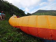 Preparando Voo de Parapente