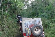 Vencidas em jeeps, levam a belos cenrios