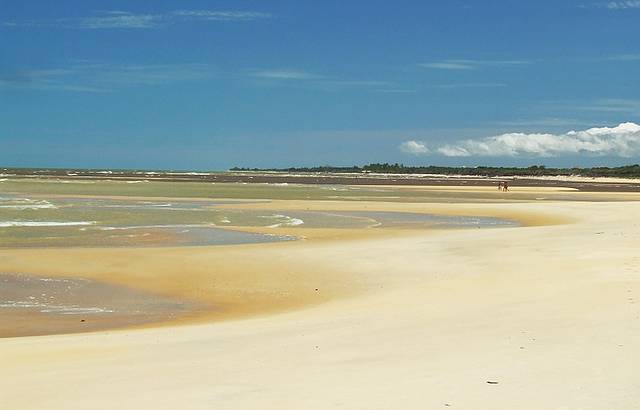 Uma bela praia