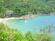 Mirante na trilha entre as praias do Cedro e Bonete