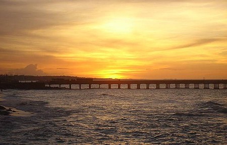 Pôr do Sol perfeito visto da ponte dos Ingleses!