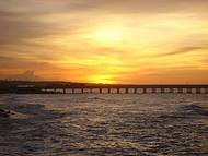 Pôr do Sol perfeito visto da ponte dos Ingleses!