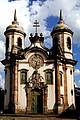 Linda igreja De São Francisco no coração de Ouro Preto