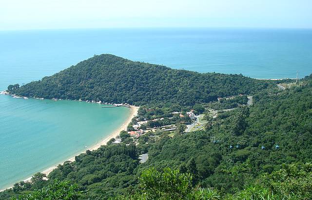 Do mirante, vista da praia de Laranjeiras