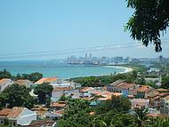 Vista de Olinda com Recife ao fundo