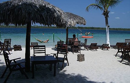 Lagoa de Jijoca - Restaurante Chez Loran na lagoa do Paraíso