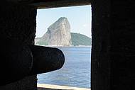 Ao fundo o Morro do Po de Acar