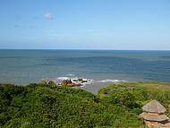 Vista da praia de Tambaba