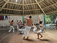 Demonstração de capoeira