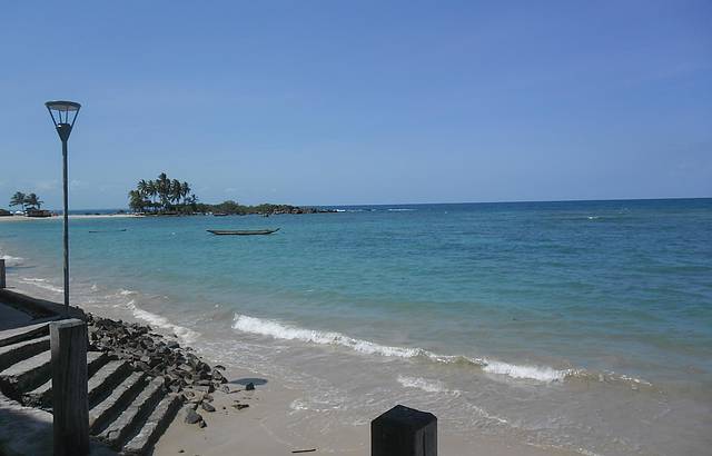 Vista da terceira praia do Morro