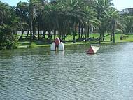 Uma das lagoas do parque metropolitano de Pituau, Lindo!!