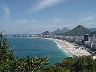 Copacabana vista do Forte do Leme