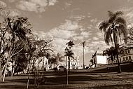 Fim de tarde na Baslica de Bom Jesus de Matosinhos - Congonhas(MG)