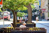 Curitiba para todos, no calado da Rua XV, tambm conhecida Rua das Flores.